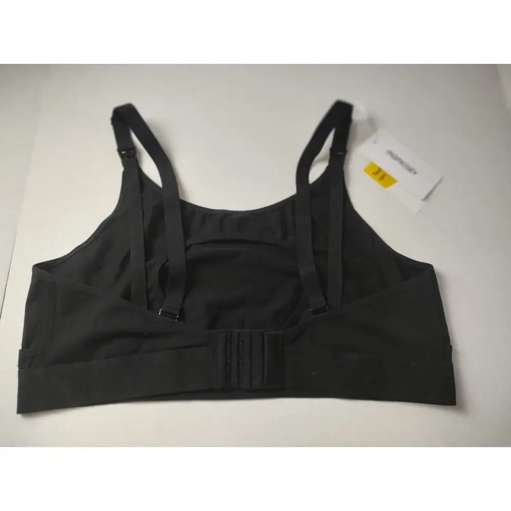 Momcozy The Original Basic Pumping Nursing Bra Black XL